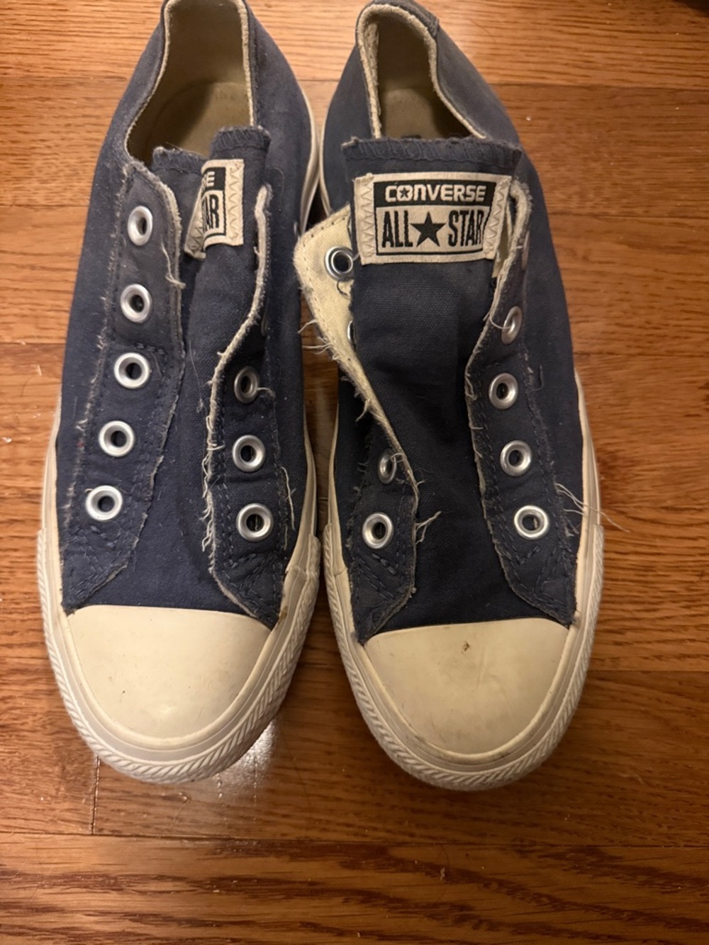 Converse All Star Slip-On Canvas Sneakers - Navy